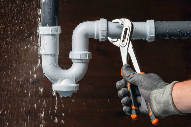 Professional Drain Cleaning technician working in Red Hill, PA